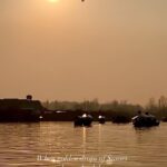 Renu Desai Instagram - to bask in the golden winter sunset of the Dal lake is🤍 #dallake #srinagar #kashmir