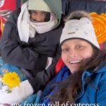 Renu Desai Instagram - It was Aadyas wish to go to Kashmir for the snow and now the sentiments are a little different😂