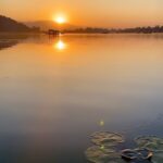 Renu Desai Instagram - This is exactly how the sunset was today…haven’t edited the colors…just sharpened it a little to compensate for the instagram upload 😊 Srinagar, Jammu and Kashmir