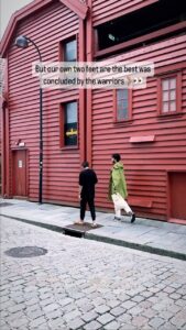 Renu Desai Instagram - A short story of a sunny Stavanger afternoon💝
* featuring Karun and Akira with background vocals of Kartikeya and I 🤪