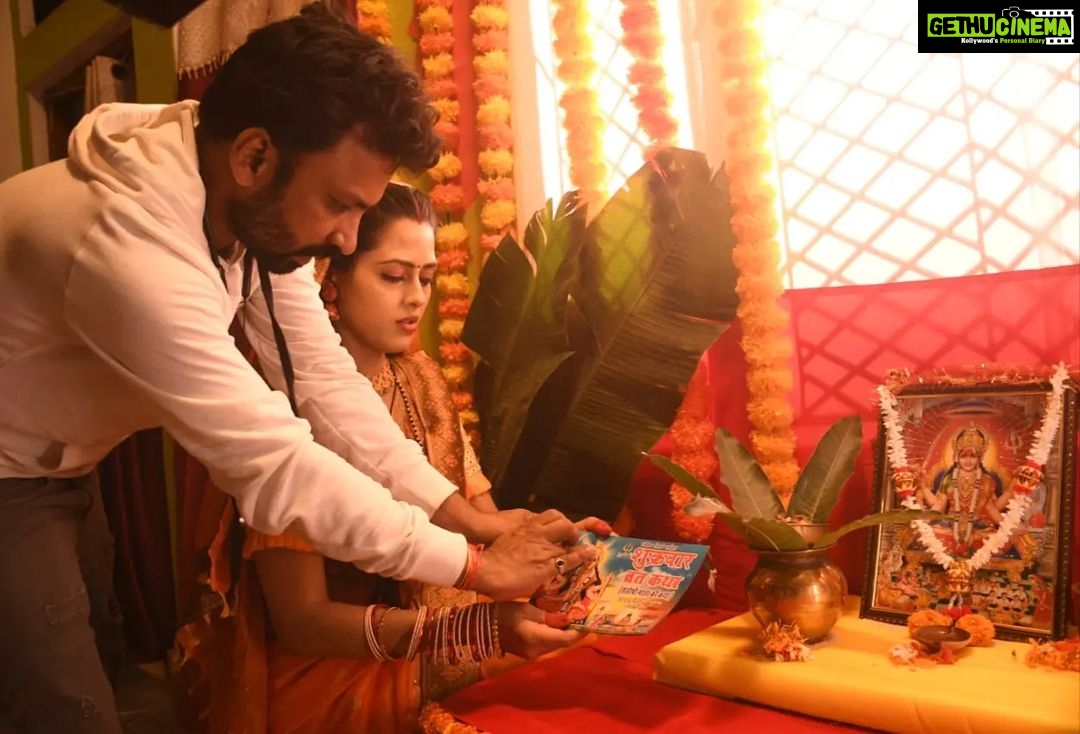Richa Dixit Instagram - Working with U @richa_dxt ji it's an a fantastic Experience... I'm Just Impressed with Ur Acting Skills and Ur Dedication Level... Ur a Directors Artist...