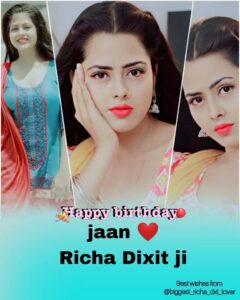 Richa Dixit Instagram - Happy Birthday 🎂 @richa_dxt 
It,s your special day , be sure to enjoy it to the fullest , and remember that this day is all about you
Happy Birthday🎂 to you my jaan @richa_dxt ❤️❣️🥀😘🥰😍♥️
#Happybirthdayrichadixit ♥️
#richadixit I love you so much 😘
You are my favorite actor 🥰❣️😍🥀😘