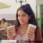 Riddhi Kumar Instagram – Coffee? ☕️ @verma.abhay_ 
@centerfresh_india