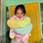 Riddhi Kumar Instagram - Feeling warm and cozy in my handmade knitwear that’ll be soon be available for sale on my website! 🦋 The website will be coming online very soon with handmade knitwear, artwork and more. Stay tuned 🤗