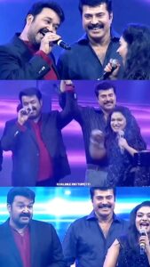 Rimi Tomy Instagram - ❤️❤️❤️Sivanum Sakthiyum serntha mass da🎉🎉🎉🎉

Dedicating to all mammokka fans n Laletan fans😁🎉🎉🎉
One of my most memorable event of asianet filim award
😍😍😍❤️❤️❤️

@mammootty @mohanlal @asianet @manojkjayan @actorjayaram_official
@dqsalmaan
