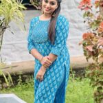 Rini Raj Instagram - 💙 . . . 👗 @asthra__by_dr.vinitha_vipin ❣️