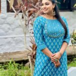 Rini Raj Instagram - 💙 . . . 👗 @asthra__by_dr.vinitha_vipin ❣️