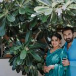 Rini Raj Instagram - Every picture tells a story, but sometimes we need a few words @thereal_vishnu_ @rini._raj._