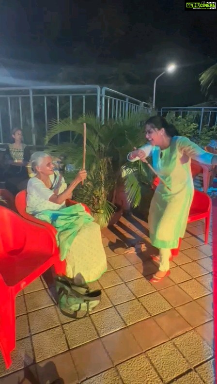 Rinku Ghosh Instagram - Dancing with the strongest woman I have ever seen in my life... My Naani maa