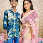Rinku Ghosh Instagram - On shoot Bhojpuri Artist # Rinku Gosh # 😇 ...