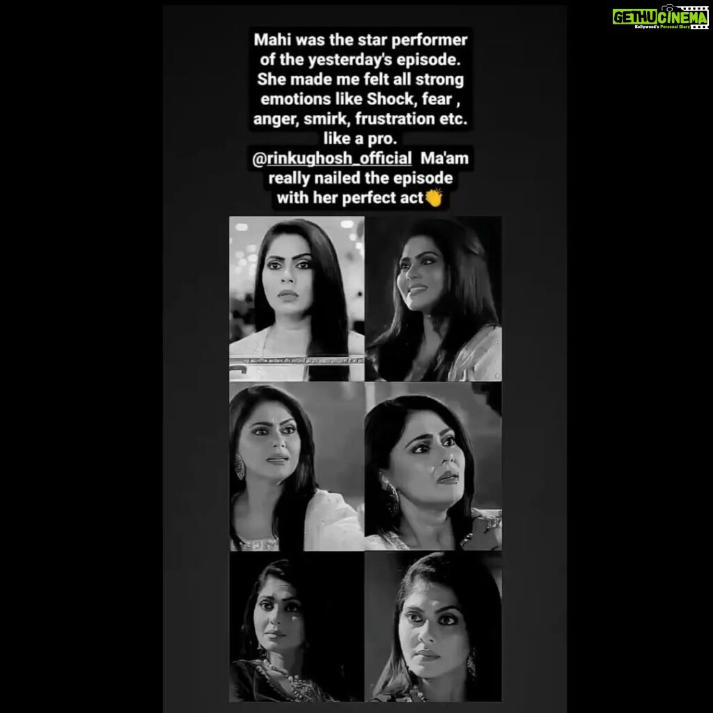 Rinku Ghosh Instagram - It feels good when one's work gets appreciated. Blessed to play a character like Maheep Mehta..🧿 keep watching for more drama in Junooniyat on Colors TV at 8.30 pm #junooniyat#colorstv#actorslife#workmode#likeforlikes#comments