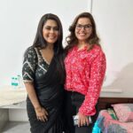 Rinku Ghosh Instagram – Words cannot describe the feeling when you see your friend after sooo soooo long. Thank you @madhhuis for making this short but sweet visit I know you just came to see me even if it was for a short while😘😘😘. And of course the pastries you got 😋😋😋😋