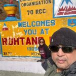 Rinku Ghosh Instagram – Snowy holidays at Rohtang pass !!! Rohtang La