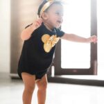 Rishab Shetty Instagram - Tiny toes and endless smiles – a bundle of pure joy #raadyashetty #babyphotography #pragatishetty #ranvitshetty #rishabshetty