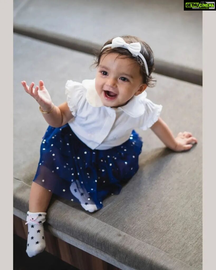 Rishab Shetty Instagram - Tiny toes and endless smiles – a bundle of pure joy #raadyashetty #babyphotography #pragatishetty #ranvitshetty #rishabshetty