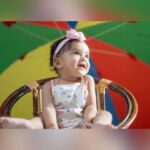 Rishab Shetty Instagram - Tiny toes and endless smiles – a bundle of pure joy #raadyashetty #babyphotography #pragatishetty #ranvitshetty #rishabshetty