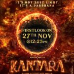 Rishab Shetty Instagram - ಇದು ಬರಿ ಬೆಳಕಲ್ಲ ,ದರ್ಶನ, Revealing the first look on 27th nov @ 12:25pm @hombalefilms @vkiragandur @chaluvegowda