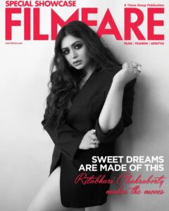 Ritabhari Chakraborty Instagram - A prominent name in the Bengali entertainment industry, #RitabhariChakraborty has had a pristine filmography to her name. Known for her impressive performances in Shesh Theke Shuru, Chotushkone, Bawal, Brahma Janen Gopon Kommoti, the talented actress is also one of the youngest producers in Tollywood. Gracing the digital cover of our September 2023 issue, Ritabhari bares her heart open in a candid conversation and looks as ravishing as ever. ♥️

Photographer: Ajay Kadam  (@kadamajay)

Stylist: Chandani (@styledbychandani)

Makeup Artist: Babushona (@sahababusona)

Hair Stylist: Ginni Halder (@ginni_love21)

Art Director: Nikesh Gopale (@nikeshgoaple)

Filmfare Editorial: Anuradha Choudhary (@anewradha), Ashwini Pote ( @ash_pote), Tanisha Bhattacharya (@tanisha_bhattacharyya), Tanzim Pardiwalla (@pepper_tan), Suman Sharma (@sumisharma31)

On Ritabhari:

Outfit: Aak:Ch (@aak.ch)

Earrings: Misho (@misho_designs)

Rings: Misho (@misho_designs)

Bralette: Namara Swim (@namaraswim)