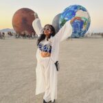 Ritabhari Chakraborty Instagram – Feeling the “Burn”! @burningman 2023 🫶🏻 #burningman #burningman2023 Black Rock City