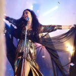 Ritabhari Chakraborty Instagram - The stage outfit for Time has been made with the idea it will flow and yet let me be free while i perform - walk around the stage - play with it! Our inspiration was @stevienicks for always bringing drama in her outfits which made her look like a queen that she is on stage ❤️