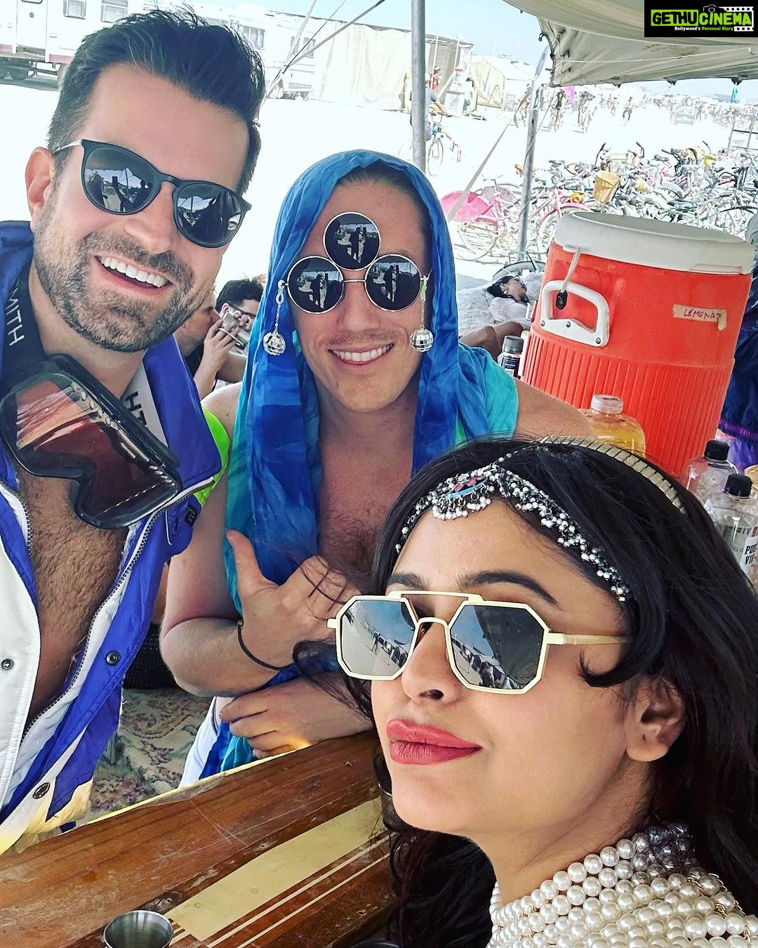 Ritabhari Chakraborty Instagram - Feeling the “Burn”! @burningman 2023 🫶🏻 #burningman #burningman2023 Black Rock City