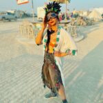 Ritabhari Chakraborty Instagram – Feeling the “Burn”! @burningman 2023 🫶🏻 #burningman #burningman2023 Black Rock City