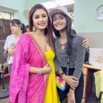 Ritabhari Chakraborty Instagram - With @ritabhari_chakraborty Mam ❤️ #aminandini #addatimes