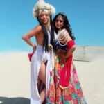 Ritabhari Chakraborty Instagram – Some more from our Burning Man archive. This was the day my camp BRC Ski resort threw a party for all! 🫶🏻 @burningman 
Pc @josh_e_martin