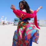 Ritabhari Chakraborty Instagram – Tv pe Breaking news haye re mera ghagra… Kolkata se leke Nevada via Doha 🤣 pc @josh_e_martin #burningman2023 @burningman #thankslarry Burning Man