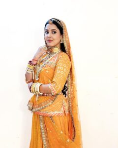 Riya Sharma Instagram - Happy Durga Navami 🙏🏻❤️
Draping :- @stylewithpooja12