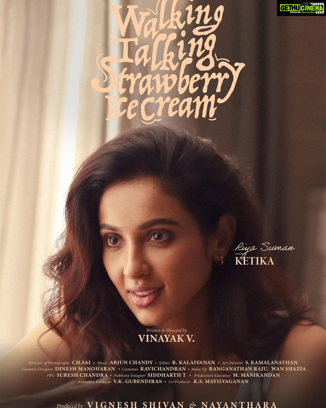 Riya Suman Instagram - And here’s to answer all those DMs and questions on what’s my next project, there you go! Walking Talking Strawberry Icecream 🍦🍓 @wikkiofficial #Nayanthara @therowdypictures @vinayakv_ @kk.actor @jonitamusic @racheldavidofficial @maltichahar @vaishnavi_andhale @aryasai @maayakannadi @kalai_editor @mrchandyman @kamal.nathan.1042 @dineshmanoharan17 @feet_candy @makeupbywanshazia