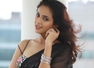Riya Suman Instagram - For #AgentKannayiram promotions.. Styling & outfit: @labelswarupa 📸: @sat_narain @shotsbyuv MUA: @makeupandhairbyrehana . . #agentkannayiramfromnov25