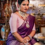 Roshna Ann Roy Instagram - Saree has the potential to wake up the diva in every woman….🐘🫶🏽 Presenting ,🫶🏽..🧡Beautiful Kanjeevaram collections of @lphntstories.by.roshna 🐘🐘… Hope u guyzzz are enjoying ur “Navaratri celebrations “… Happy Navaratri “.. everyone ♥️🧡 And about the saree , it’s pure pattusaree with great combination of contrast shades , Silver threads blended with beautiful violet saree 🧵 … i think it’s going to be a hit combination after this picture 🧡.. 🧡 Saree +statement jewelry= perfection” Thank u somuch : @ladies_planet_rental_jewellery For the extraordinary peices 🧡🫶🏽 🧡Team 🧡 Concept : @roshna.ann.roy 📸 : @sherinabrahamphotography Mua : @rr.makeovers Costume: @lphntstories.by.roshna Jwellery : @ladies_planet_rental_jewellery Associated: @bridebox_makeup_studio #kanjeevaramsaree #kanjeevaram #bridalsarees #bridalpattusarees #weddingsaree #weddinginspiration #saree #weddingphotography #weddingjewellery #ladiesplanetperinthalmanna #lphnstories #roshnaannroy #rrmakeovers #keralabridal #bridalmakeup #navarathri #navarathrispecial Kerala