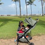 Rucha Hasabnis Instagram - My crew 💛🧿 . Our favourite travel gear @nuna_india stroller ❤️