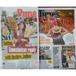 Ruchira Jadhav Instagram - बाप्पा येतोय 🌺🙏🏻 Pune Times !