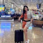 Ruchira Jadhav Instagram - Flying for my Dreams.. ✈️ Off to Vietnam🇻🇳 . . . . #ruchirasays A step at a time 🎬♥️ #Airportlook Wearing : @blamblack_clothing Styled by : @jidnyasa_98 #shoot #travel #fly #RuchiraJadhav Terminal 2 , Chhatrapati Shivaji International Airport , Mumbai