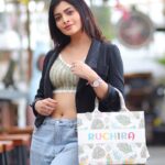 Ruchira Jadhav Instagram - I couldn’t get enough of RUCHIRA.. so grabbed RJ too🙈🖤 Grab the exclusive customised bags with your name at @in_voguish_india ✨ #RJstyle #fashion
