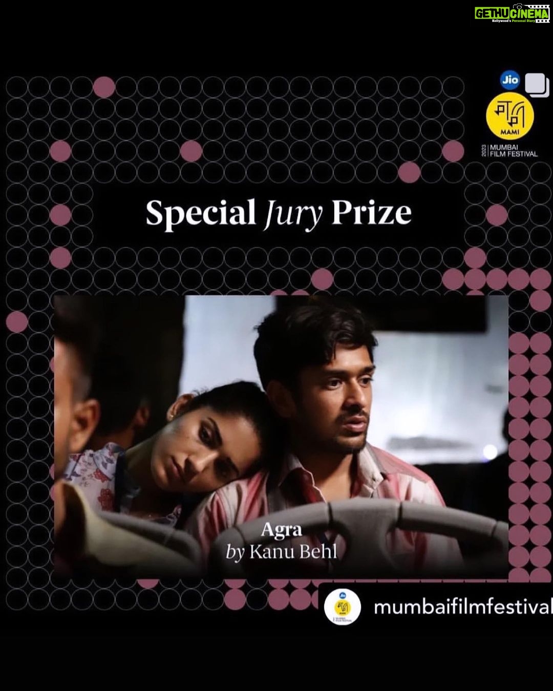 Ruhani Sharma Instagram - We won ♥️ AGRA has won the Special Jury Award at the Jio MAMI Mumbai Film Festival 2023! #Agra #jiomami #mumbaifilmfestival @mohitagarwal14 @aanchalgoswami55 @sonaljhaofficial @thevibha @officialrahulroy @priyankabose20 @kanubehl @atika.chohan @vikrammehra30 @sidakumar #WilliamJehannin @nakli_photographer @elindio84 @kar_gour_ @pritam_gram @parulsondh @1fabehakhan @ufo_distribution @saregama_official