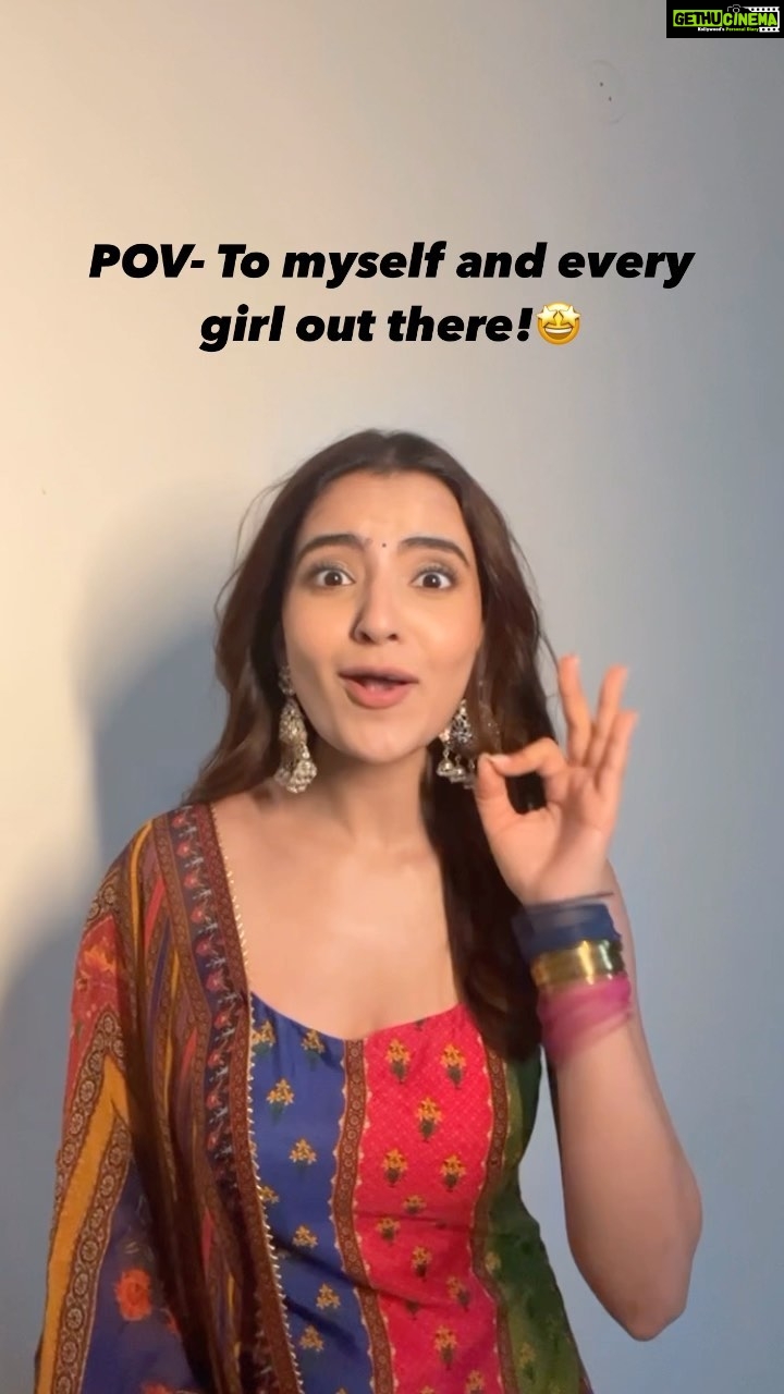 Rukshar Dhillon Instagram - Just had to!🫣😁 Kickstarting #SparkTheLife promotions and feeling absolutely WOW🤩 See you guys in theatres on 17th November. (Telugu,Tamil,Hindi,Malayalam,Kannada) Styled by- @rashmitathapa Wearing- @irrauofficial Jewellery- @talashahyderabad Make up- @makeupbysakshimehta Hair- @aartigupta5565