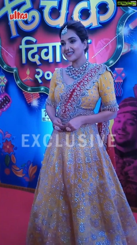 Rupali Bhosale Instagram - स्टार प्रवाहच्या ‘ढिंचॅक दिवाळी’ला अभिनेत्री रुपाली भोसलेचा गोड अंदाज. . . . #MarathiEntertainment #Aaikuthekaykarate #RupaliBhosale #MarathiCelebs #UltraMarathiExclusive