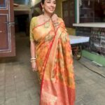 Rupali Ganguly Instagram - I just love Sarees ❤️ #favorite #sareelove #anupamaa #rupaliganguly #jaimatadi #jaimahakal @ashleshasavant @nishisaxenaa ❤️❤️ Styled by @thedotdiary @dottstylle Saree by @glamwiz