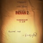 S. Shankar Instagram – #Indian2 @ikamalhaasan @anirudhofficial @r_varman_ @lycaproductions #subaskaran @redgiantmovies_ #gkmtamilkumaran #Mshenbagamoort3