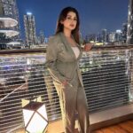 Saba Khan Instagram – Habibi ❤️
.
Outfit – @fashionstruc 
.
.
#dubai #burjkhalifa #sabakhan Armani/Amal – Armani Hotel, Burj Khalifa