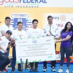 Sachin Tendulkar Instagram - To see almost 8,000 enthusiastic runners showing up for the @ageasfederal Life Insurance Hyderabad Half Marathon 2023, was fantastic. I was personally moved by the grit of visually challenged runners. They are an inspiration for all of us. Taking care of our planet’s health is as important as taking care of our own health. One of the initiatives in this direction has been the 10,000 trees being planted by us, on behalf of all marathon participants. #RunAgelessRunFearless #partnership
