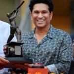Sachin Tendulkar Instagram - This photo has a very special place in my heart. From being a 10-year-old boy who was sneaked into the North Stand with only 24 tickets for 25 eager fans, to having my statue unveiled at the iconic Wankhede, life has truly come full circle. I still remember our joyous chants, the camaraderie of that group, and the overwhelming support of the @northstandgang over the years. To think that I first stepped foot in Wankhede as a fan, then went on to be the ball boy in the '87 World Cup, lifted the 2011 World Cup, and played my last international game here – it is a journey words can't capture. This statue isn't just mine. It is a dedication to every non-striker, my cricket heroes, every teammate, every colleague, who stood by my side, for without them, this journey wouldn’t have been possible. Wankhede, and cricket, you've been very kind. 🏏💙🇮🇳