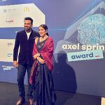 Sagarika Ghatge Instagram – An absolute honour attending the Axel Springer Awards alongside @zaheer_khan34 .
 Wearing a saree was not just a choice, but a statement of my deep love for tradition and our vibrant Indian culture.

The elegance of the saree transcends borders, just as my love for it does. Such a memorable evening. Berlin, Germany