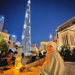 Sahar Afsha Instagram - Allahamdulliah ❤️ with my two mains♾ a love bond for hereafter @arizzshaikh @madmax65official ..!! . . . . . . #saharafsha #downtown #dubai #travel #dubailife #hijab #love #peace #allah #life Downtown Dubai