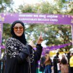 Sahar Afsha Instagram – Closed my eyes !! 
PoV : coze m  dreaming ❤️💕 Karnataka’s biggest expo #allahamdulillah #mehfil #saharafsha Bangalore, India