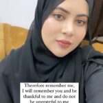 Sahar Afsha Instagram – Allahamdulliah for every blessing Allah has given me; hidden & apparent & for everything Allah protected me from , whether I know or don’t “.

Repost | Reshare | Like | Comment 
you Will earn rewards as sadaka-e-jariya💕
*
*
*
*
*
*
*
*
*
*
The Prophet Mohammed (SAW) said : “The one who guides to something good has a reward similar to doing it “. 
*
*
*
*
*
*
*
#islamicreminders #ummah #allah #dua  #trust  #worship  #lord #deen #sabr #gratitude #patience #faith #love #reels #reelsinstagram #reelsvideo #reelitfeelit #reelsviral #reelkarofeelkaro #hijab #saharafsha Bangalore, India