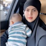 Sahar Afsha Instagram - My cutie azlan ❤️ Islam gives mothers a status great in Islam 😇 Mother is a blessing and a gift from Almighty Allah. The first word a baby utters is Mother in love and calls out loud no matter it is 💕 #saharafsha #deen #islam #motherhood Mumbai, Maharashtra